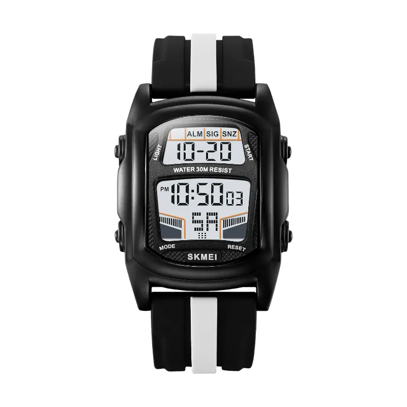 Ψηφιακό ρολόι χειρός - Skmei - 2203 - Black/White