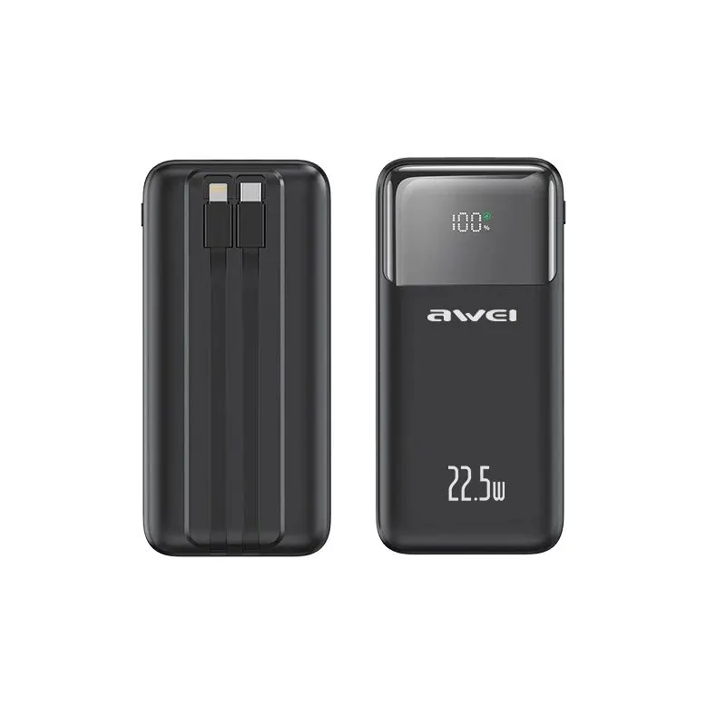 Powerbank - P106K - 10.000mah - 22.5W - AWEI - 007313 - Μαύρο