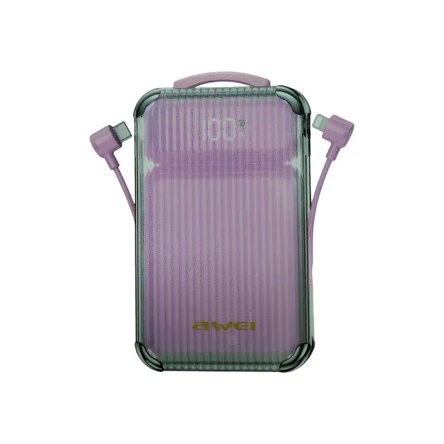 Powerbank - P89K - 10.000mah - AWEI - 009386 - Ροζ