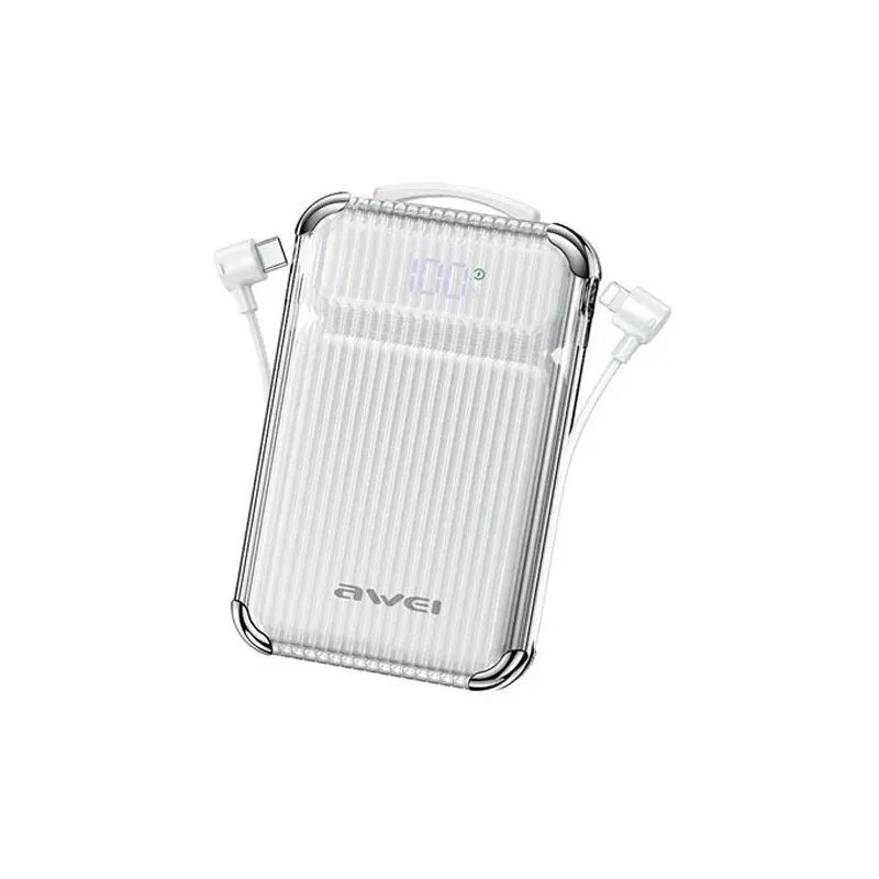 Powerbank - P89K - 10.000mah - AWEI - 007672 - Λευκό