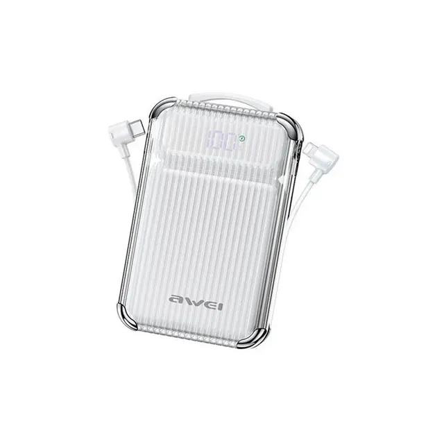 Powerbank - P89K - 10.000mah - AWEI - 007672 - Λευκό