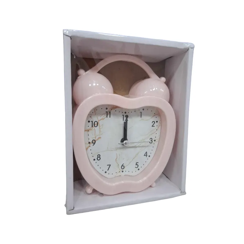 Επιτραπέζιο ρολόι - Ξυπνητήρι - 615D - 906151 - Pink