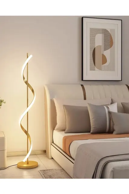 Γωνιακός φωτιστικός με led μοντέρνου σχεδιασμού Χρυσό
