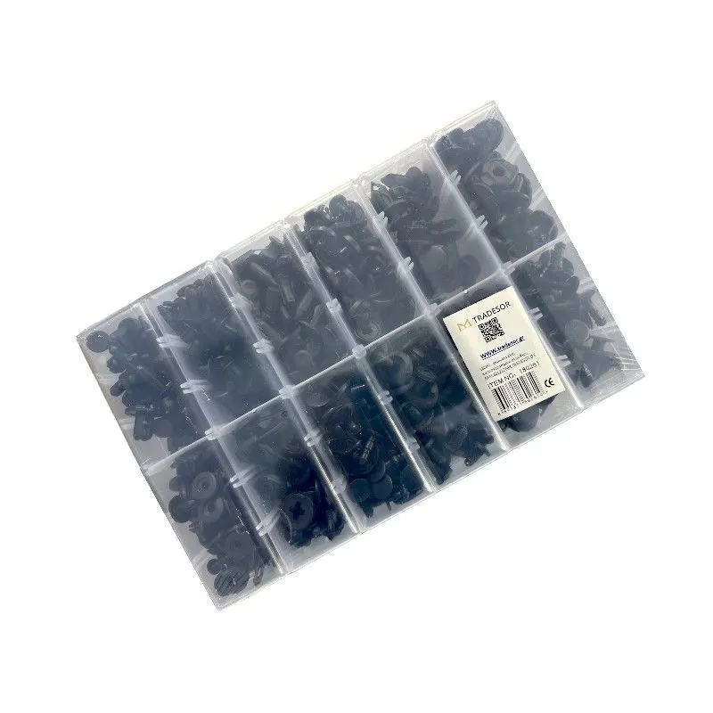 Σετ συνδετήρες αυτοκινήτου 10 τύπων - 280pcs - 180261