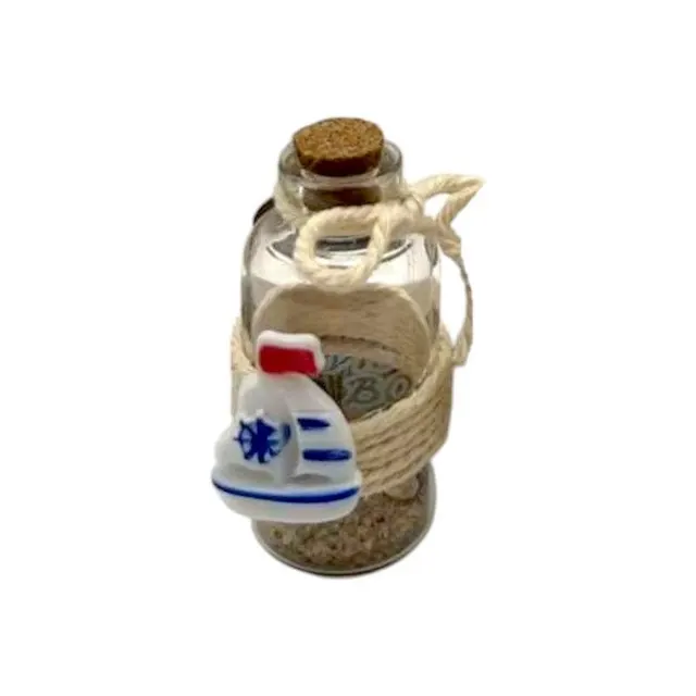Διακοσμητικό Souvenir - Μπουκαλάκι με κοχύλια - 16pcs - 251728