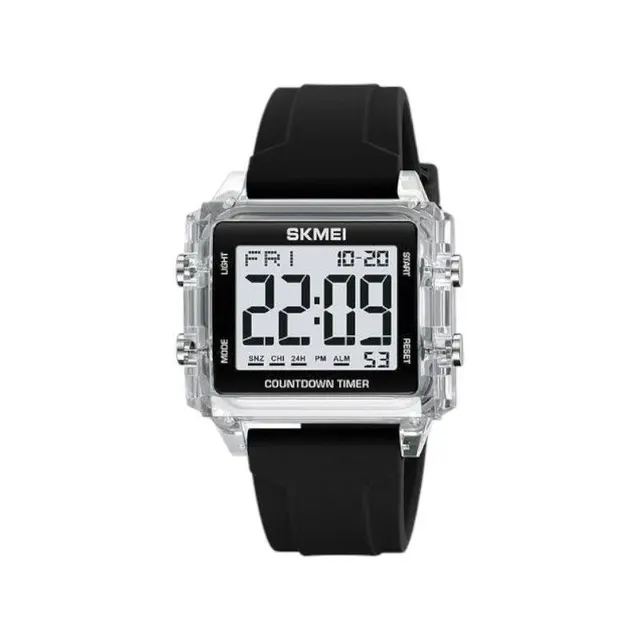 Ψηφιακό ρολόι χειρός - Skmei - 2320 - Black/Transparent