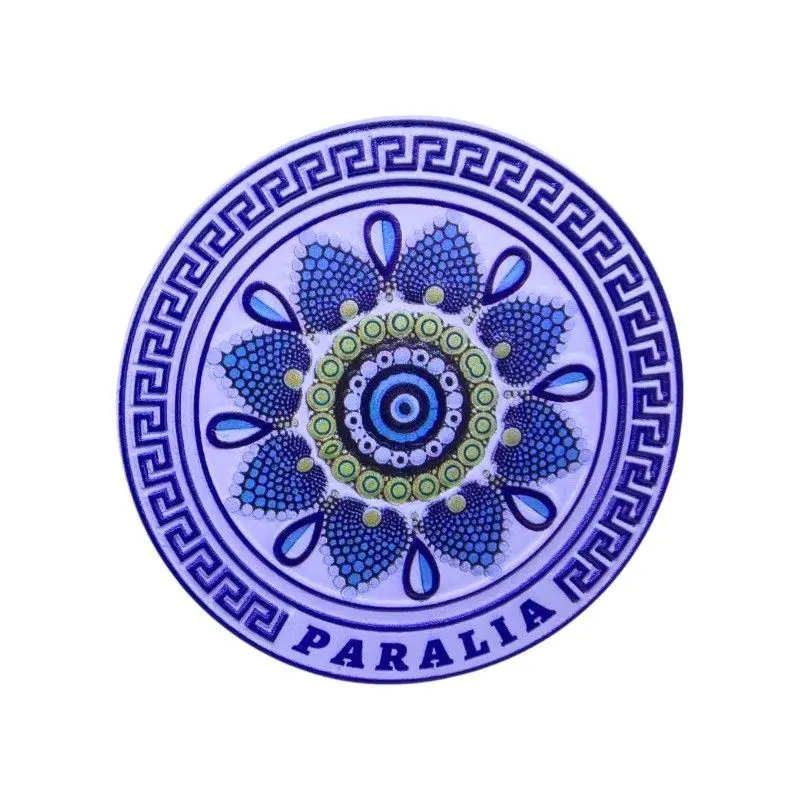 Τουριστικό μαγνητάκι Souvenir - Σετ 12pcs - Paralia - 678432
