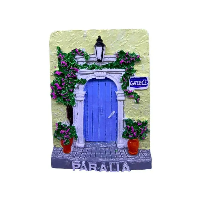 Τουριστικό μαγνητάκι Souvenir - Σετ 12pcs - Paralia - 678421