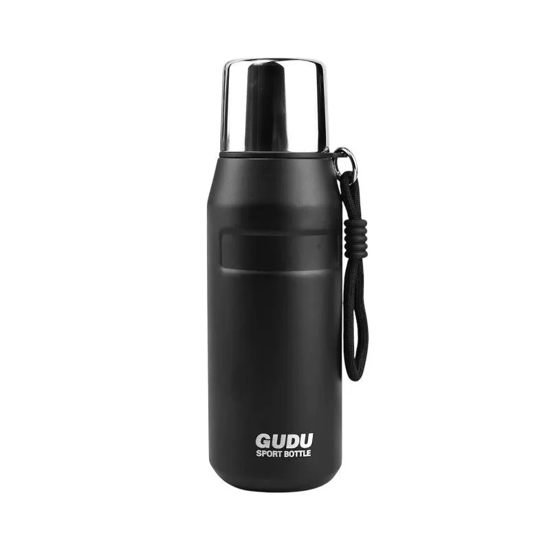 Φορητό παγούρι-θερμός - 650ml - 616243 - Black