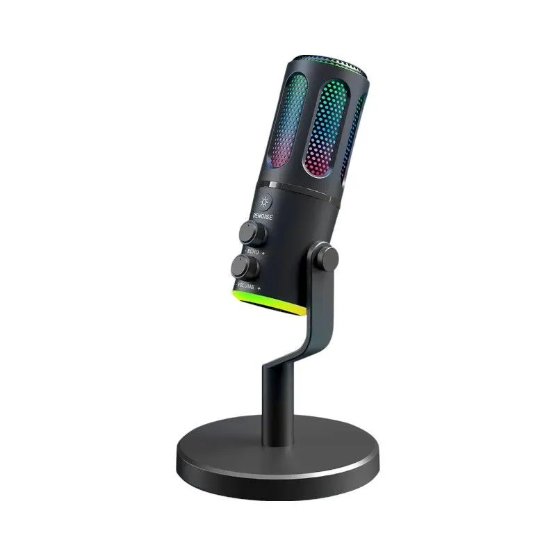 Ενσύρματο μικρόφωνο Gaming/Podcast - USB - LED RGB - 812891