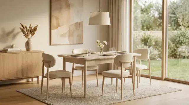 Ανοιγόμενη τραπεζαρία Λευκό 80x130 cm