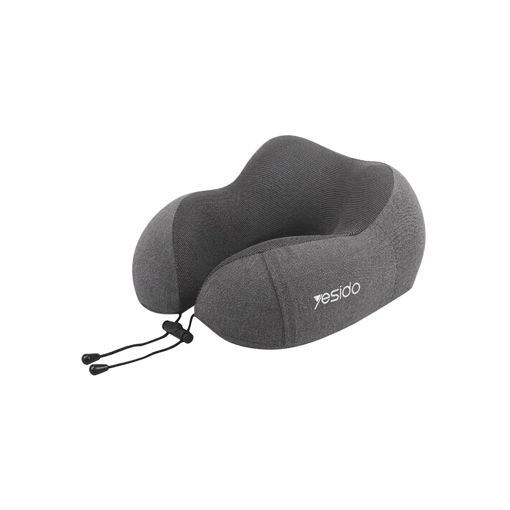Μαξιλάρι Αυχένα Yesido MG17 Memory Foam 27x24x15cm Γκρι