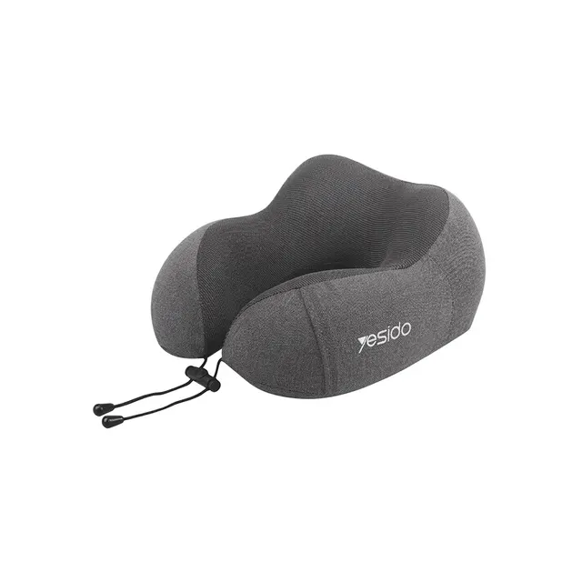 Μαξιλάρι Αυχένα Yesido MG17 Memory Foam 27x24x15cm Γκρι