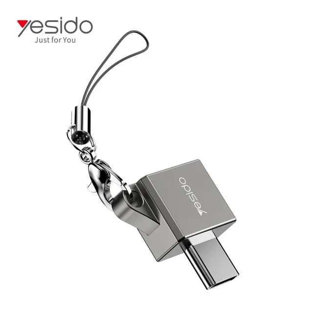 Αντάπτορας OTG Yesido GS08 Type-C σε USB-A Μαύρο