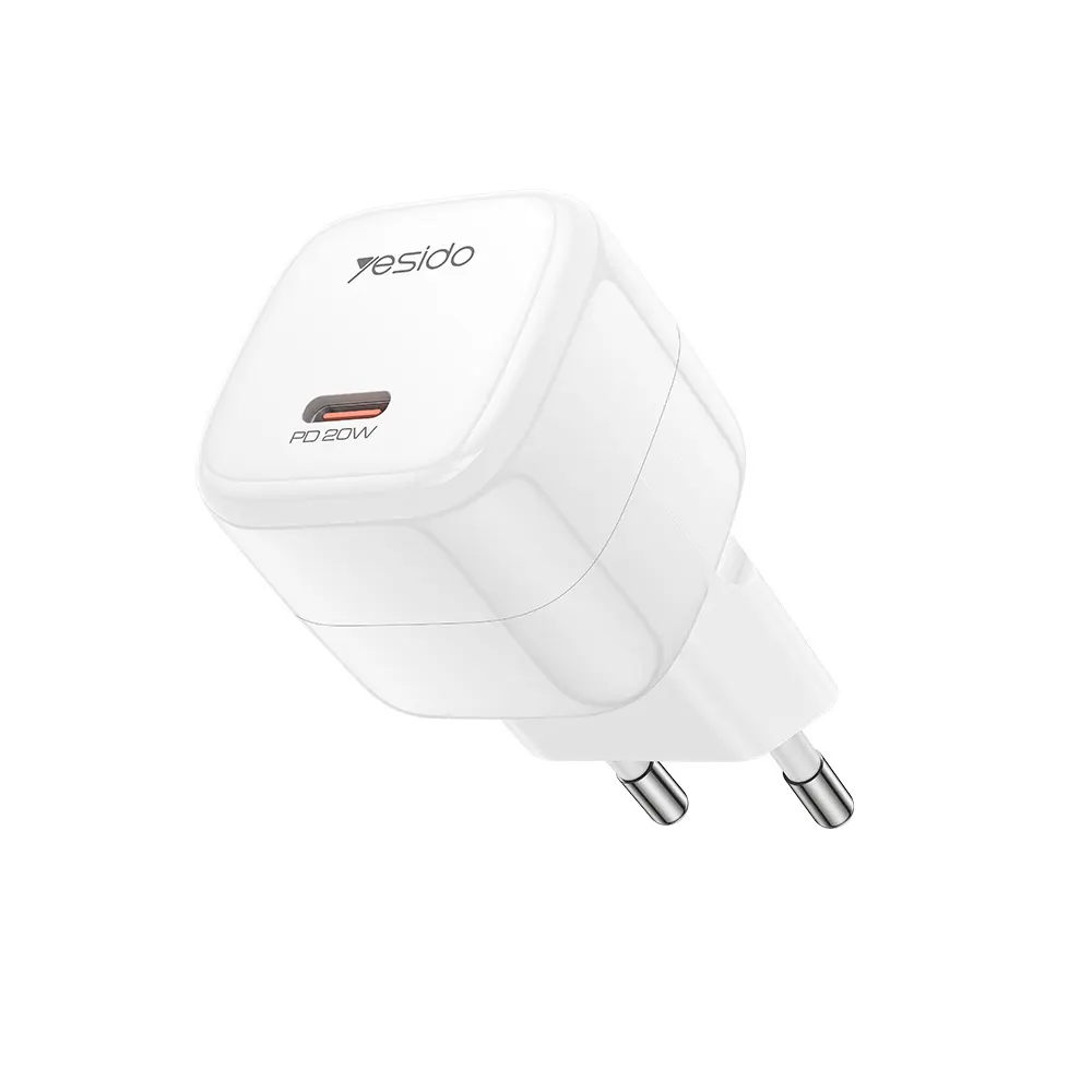 Φορτιστής Yesido YC102 20W Type-C PD Λευκό