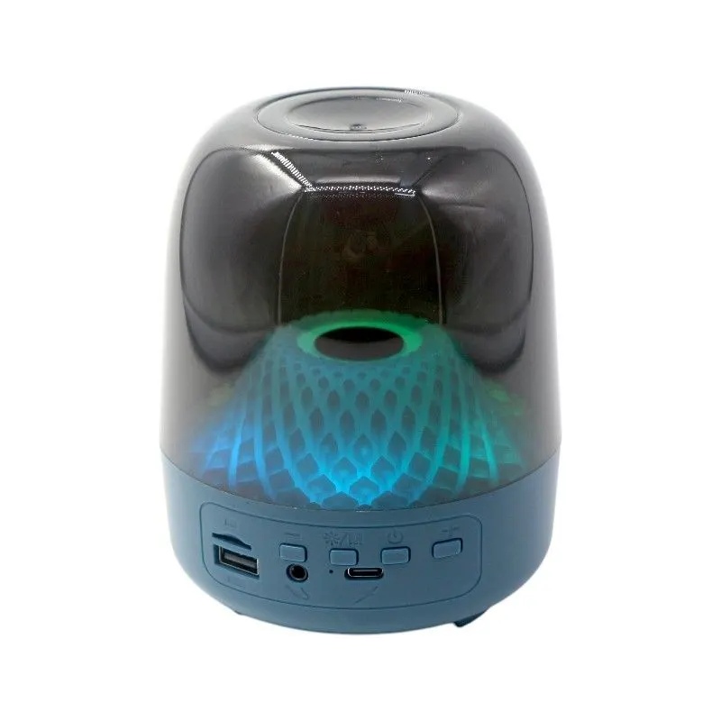 Ασύρματο ηχείο Bluetooth με φωτισμό LED - TG-463 - 813577 - Black
