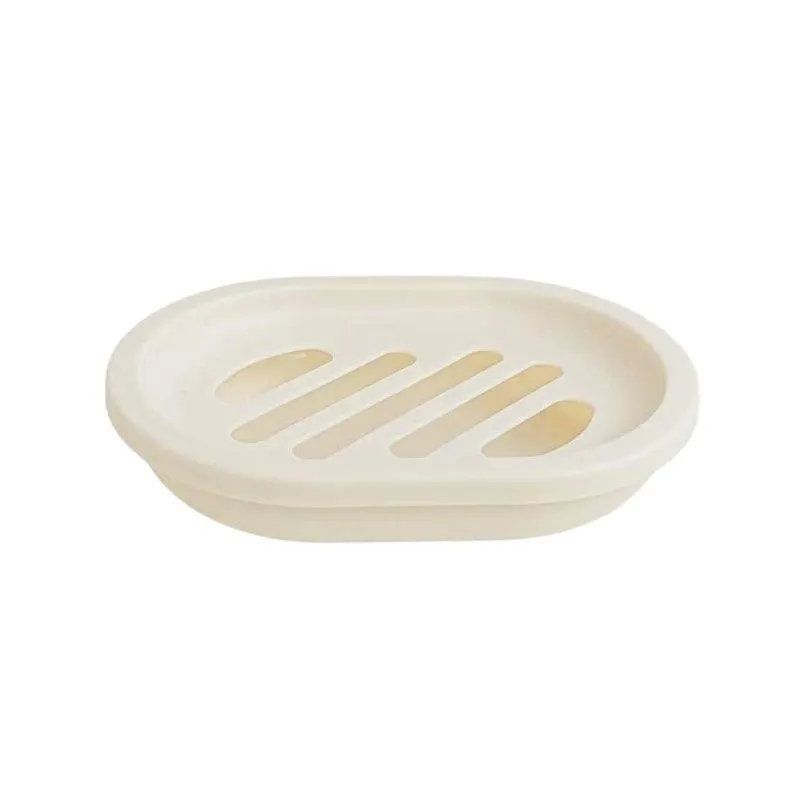 Σαπουνοθήκες μπάνιου πλαστικές - Σετ 9pcs - Beige - 21580