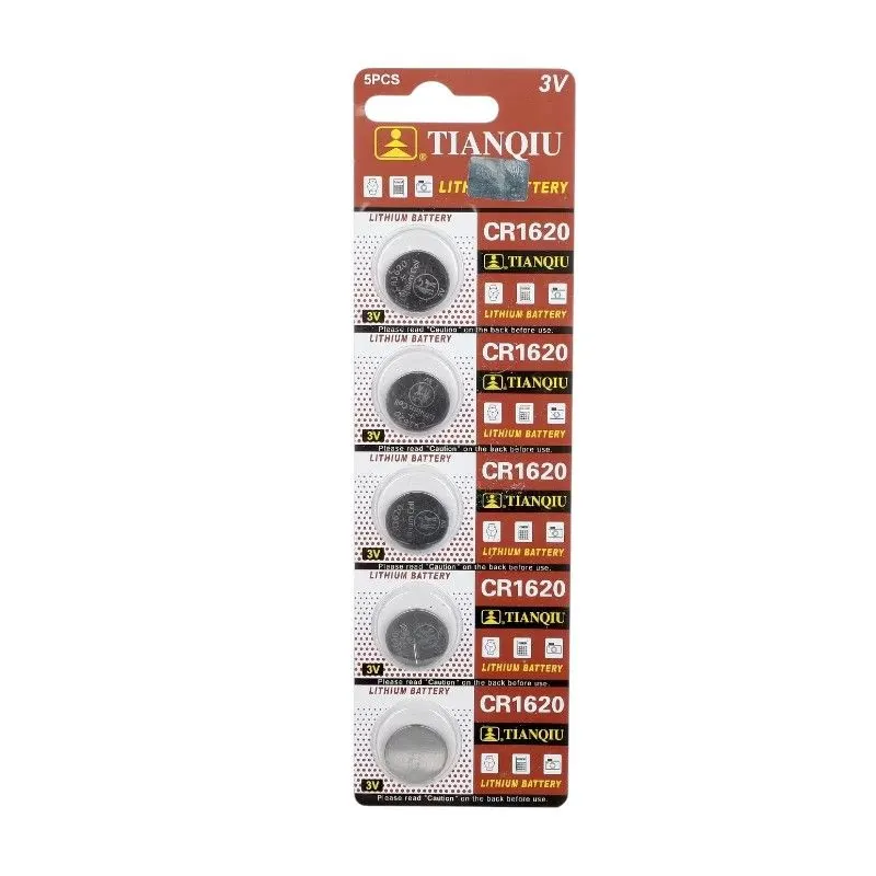 Μπαταρίες Λιθίου - CR1620 - 3V - 5pcs - 689572