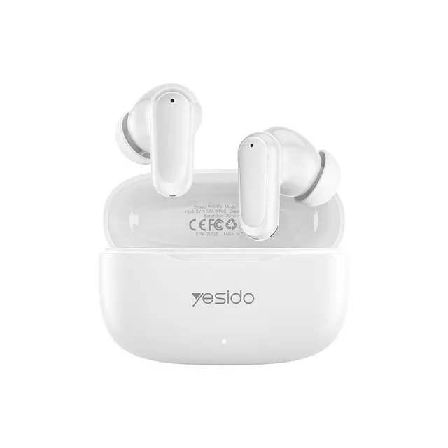Ακουστικά Bluetooth Yesido TWS38 5.4 με Θήκη Φόρτισης Μαύρο