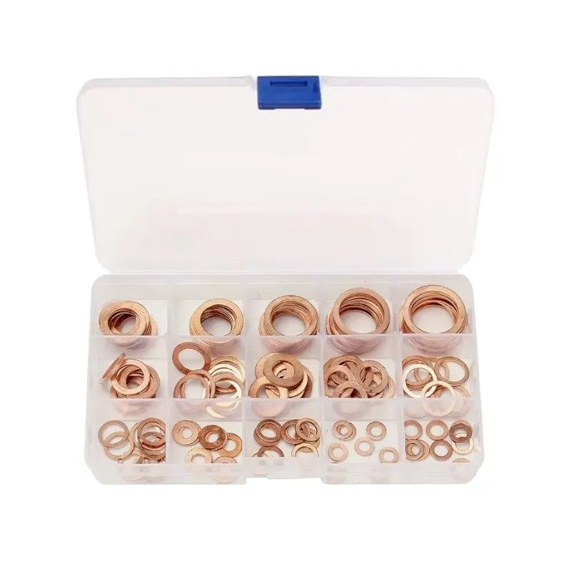 Σετ χάλκινες ροδέλες στεγανοποίησης - 150pcs - 567891