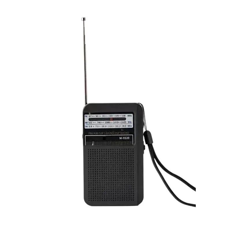 Επαναφορτιζόμενο ραδιόφωνο mini - PR-1013 - 010139 - Black