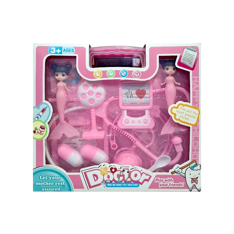 Σετ βαλιτσάκι ιατρικής - 012 - 917298 - Pink