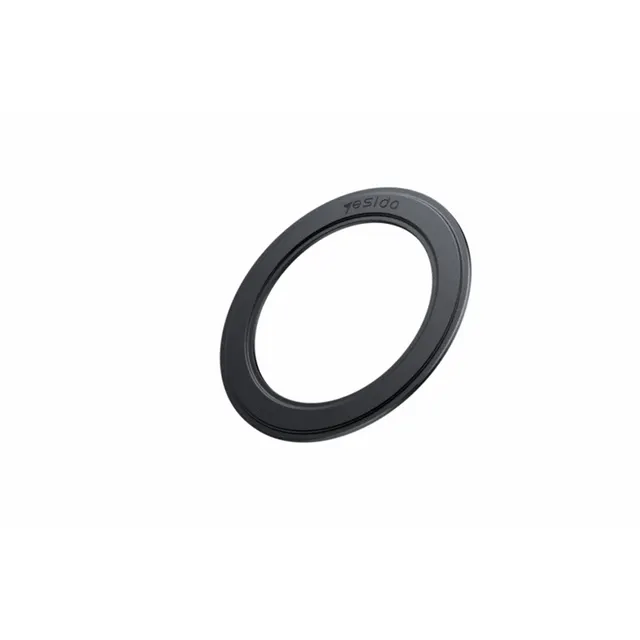 Yesido C208 Μαγνητικός MagSafe Δακτύλιος με Δερμάτινη Επένδυση Μαύρο