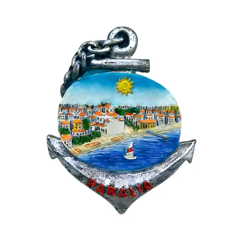 Τουριστικό μαγνητάκι Souvenir - Σετ 12pcs - Paralia - 678594