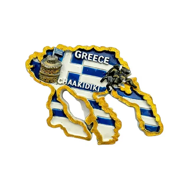 Τουριστικό μαγνητάκι Souvenir - Σετ 12pcs - Chalkidiki - 678590