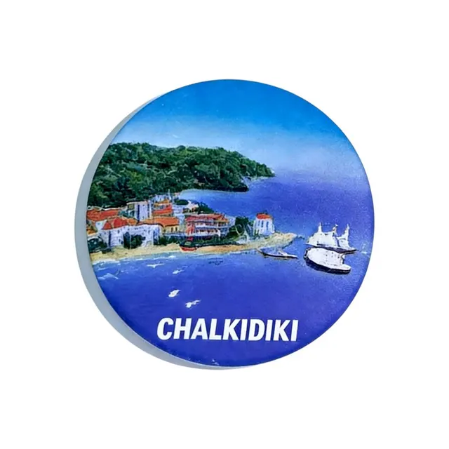 Τουριστικό μαγνητάκι Souvenir - Σετ 12pcs - Chalkidiki - 678586