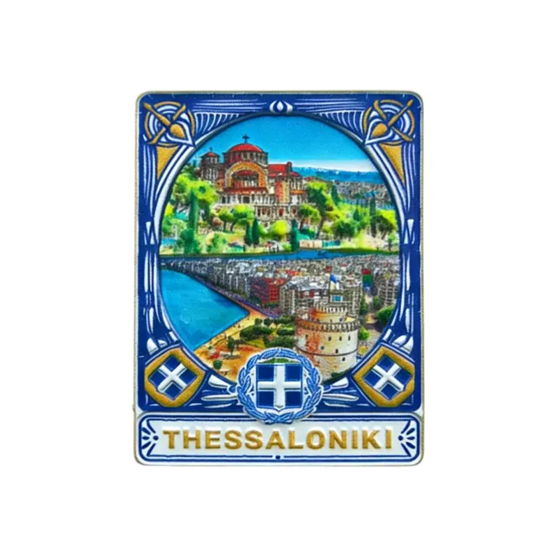 Τουριστικό μαγνητάκι Souvenir - Σετ 12pcs - Thessaloniki - 678555