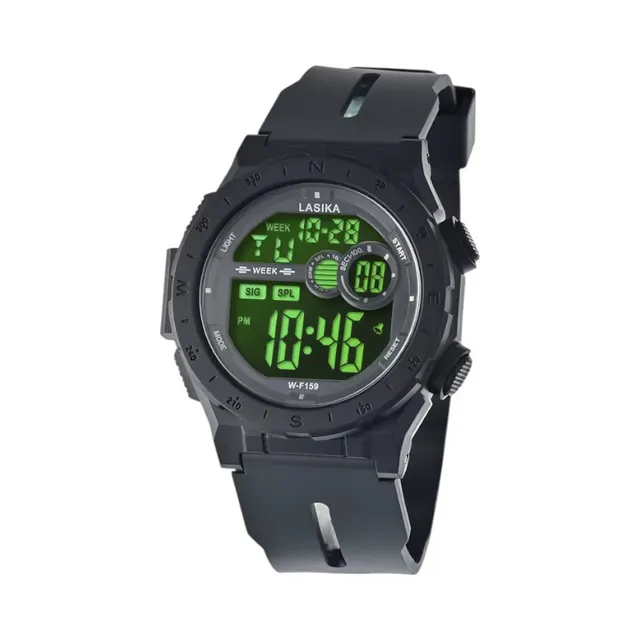 Ψηφιακό ρολόι χειρός - WF159 - Lasika - 115152 - Black/Black