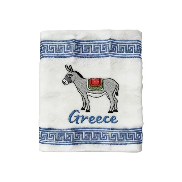 Πετσέτα ποτηρόπανο Souvenir με κέντημα - Σετ 12pcs - Greece - 416464