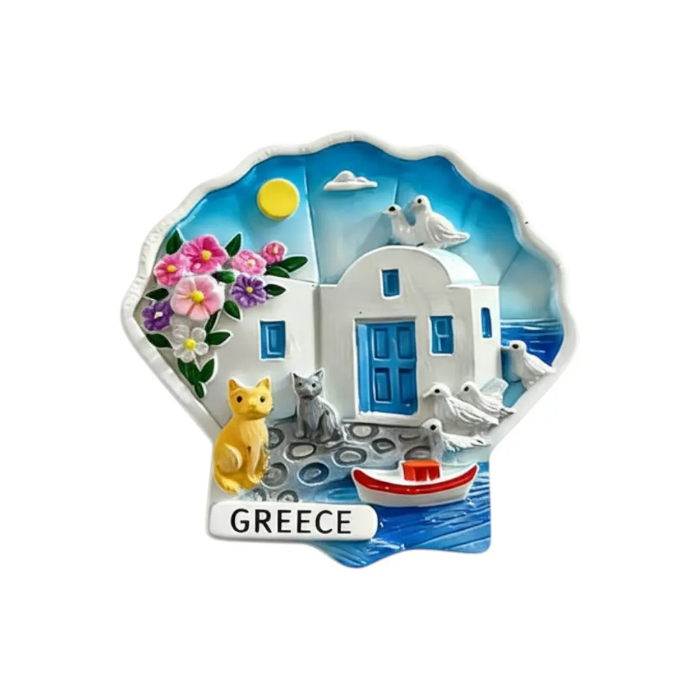 Tουριστικό μαγνητάκι Souvenir - Σετ 12pcs - Greece - 678619
