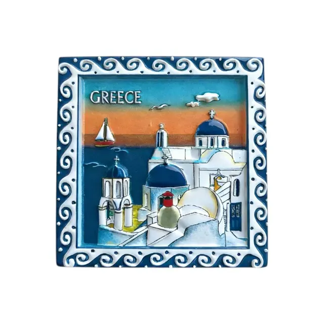 Tουριστικό μαγνητάκι Souvenir - Σετ 12pcs - Greece - 678507