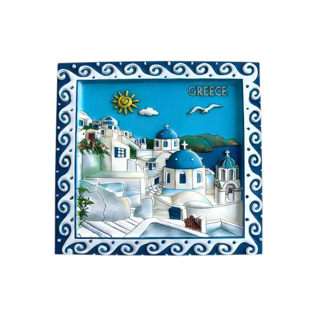 Tουριστικό μαγνητάκι Souvenir - Σετ 12pcs - Greece - 678503