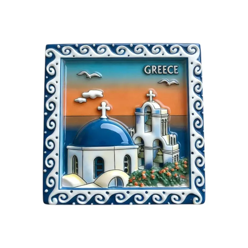 Tουριστικό μαγνητάκι Souvenir - Σετ 12pcs - Greece - 678504