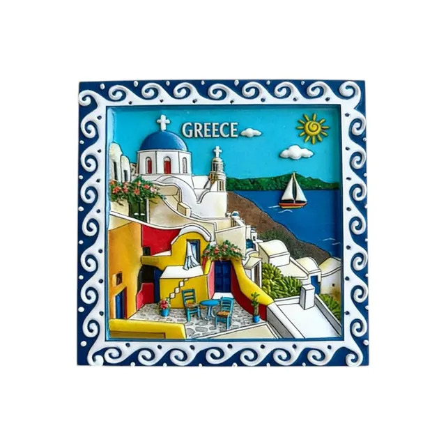 Tουριστικό μαγνητάκι Souvenir - Σετ 12pcs - Greece - 678505