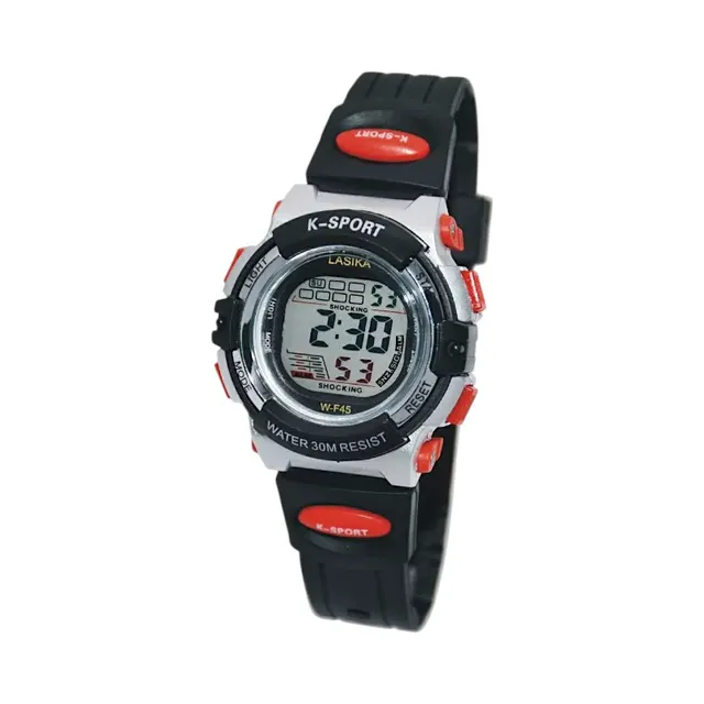 Ψηφιακό ρολόι χειρός - WF45 - Lasika - 115148 - Black/Red