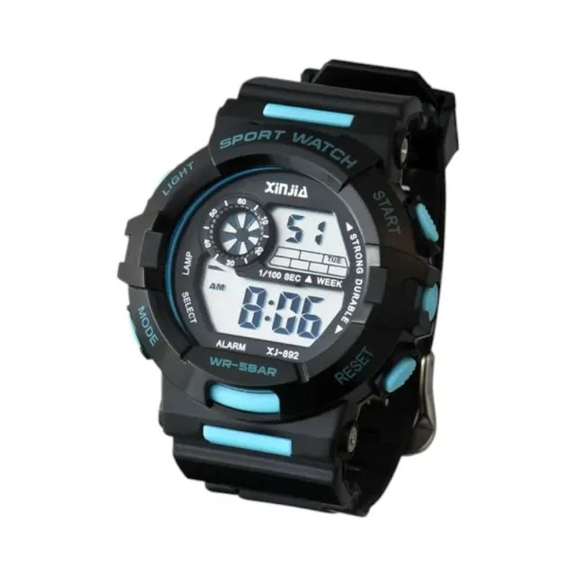 Ψηφιακό ρολόι χειρός - XJ-892 - 115164 - Black/Light Blue
