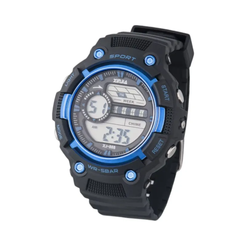 Ψηφιακό ρολόι χειρός - XJ-888 - 115165 - Black/Blue