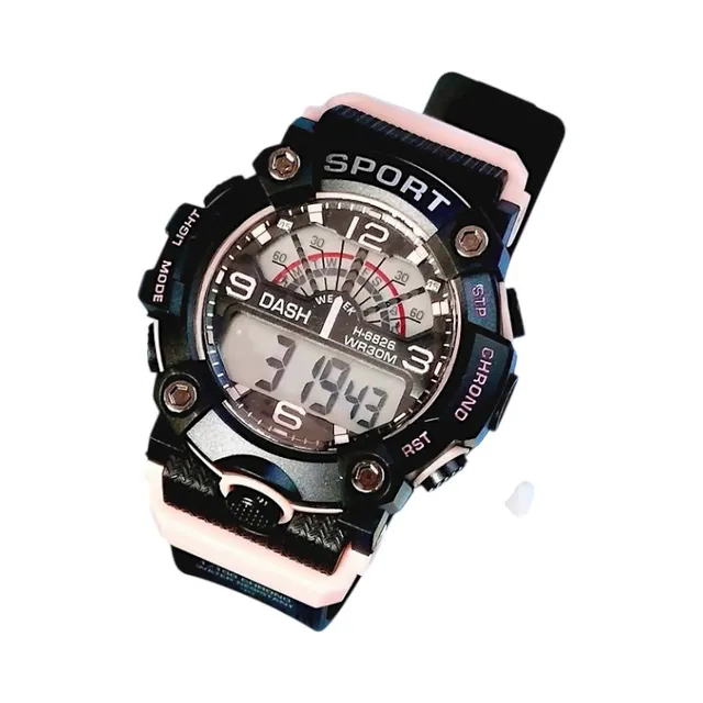 Ψηφιακό ρολόι χειρός - D6826 - Dash - 115166 - Beige