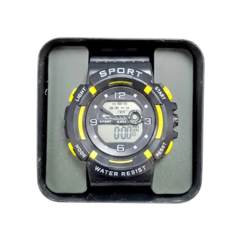Ψηφιακό ρολόι χειρός - 6859 - 115185 - Black/Yellow