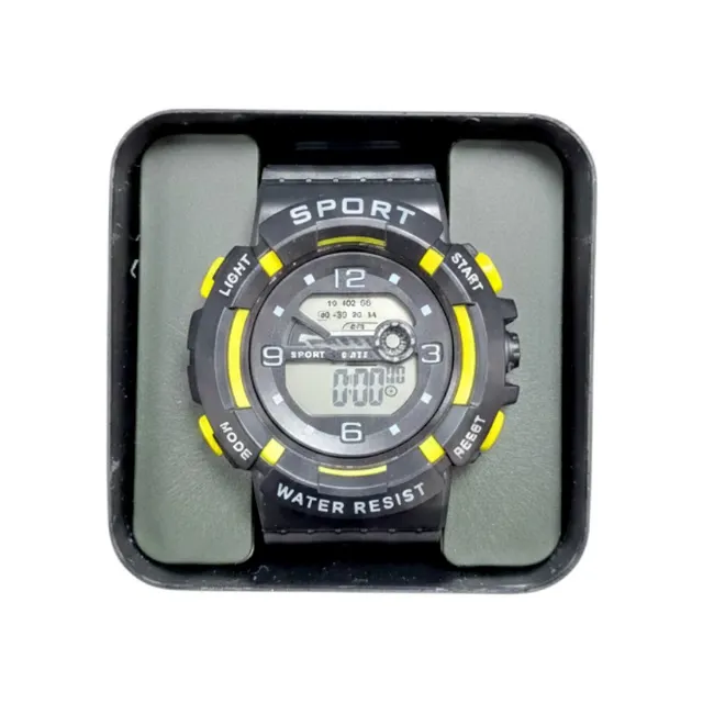 Ψηφιακό ρολόι χειρός - 6859 - 115185 - Black/Yellow