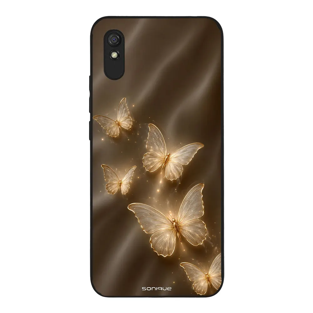 Θήκη Sonique DIVA Series για Xiaomi Redmi 9A / Redmi 9AT Χρυσές Πεταλούδες