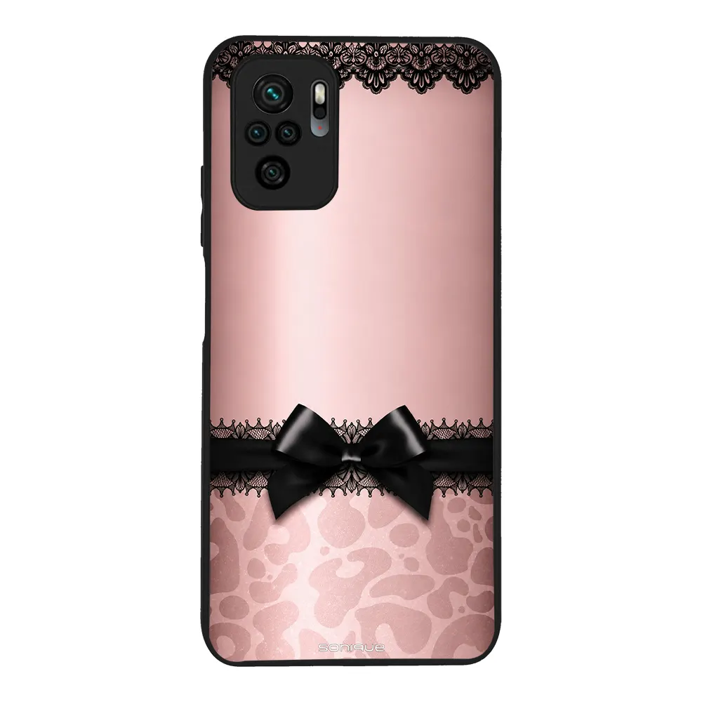 Θήκη Sonique DIVA Series για Xiaomi Redmi Note 10 / Redmi Note 10s / Poco M5s Λεοπάρ Φιόγκος – Ροζ