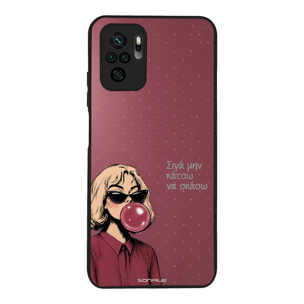 Θήκη Sonique DIVA Series για Xiaomi Redmi Note 10 / Redmi Note 10s / Poco M5s Σιγά Μην Κάτσω Να Σκάσω