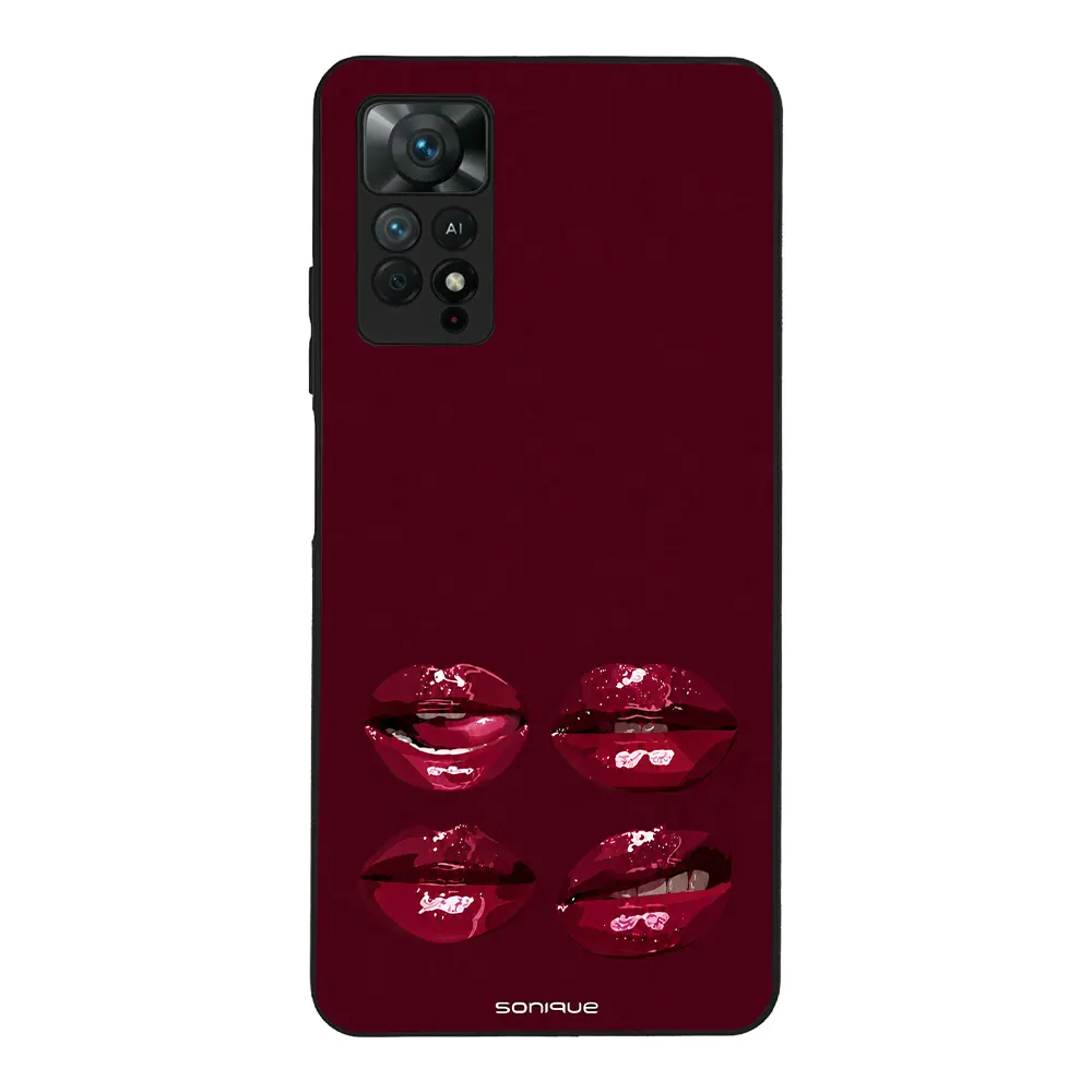 Θήκη Sonique DIVA Series για Xiaomi Redmi Note 11 Pro 4G/5G / Redmi Note 12 Pro 4G Κόκκινα Χείλη