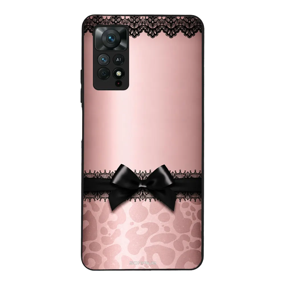 Θήκη Sonique DIVA Series για Xiaomi Redmi Note 11 Pro 4G/5G / Redmi Note 12 Pro 4G Λεοπάρ Φιόγκος – Ροζ