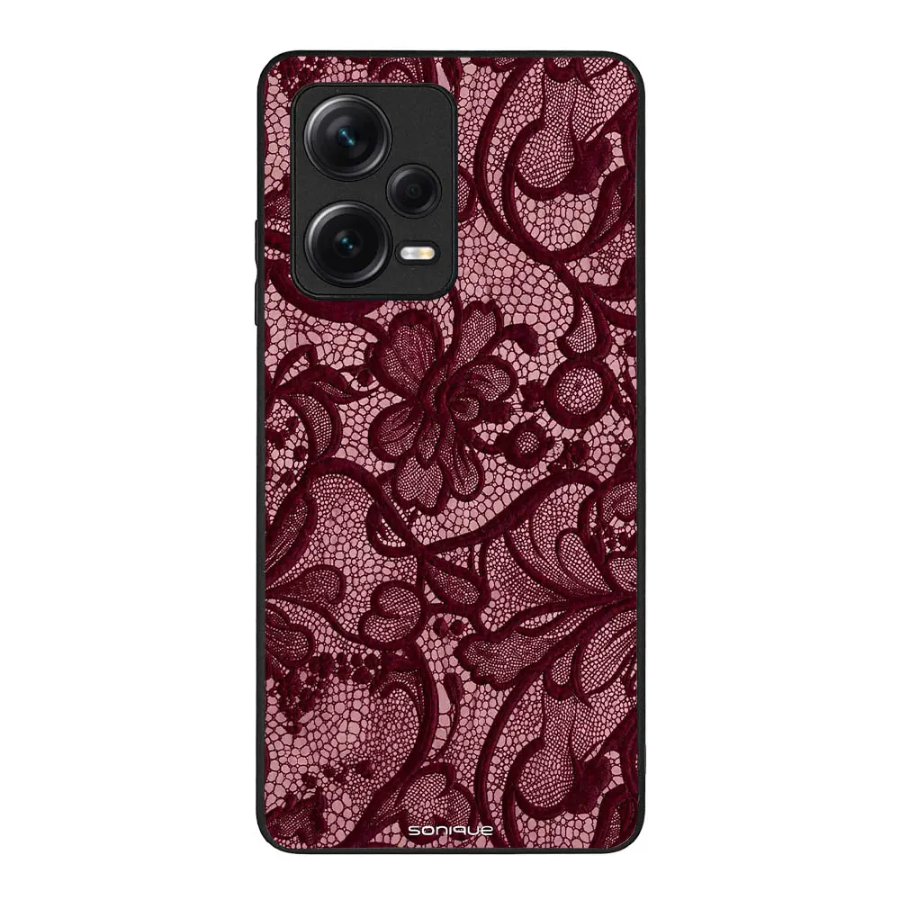 Θήκη Sonique DIVA Series για Xiaomi Redmi Note 12 Pro Plus Μπορντό Δαντέλα